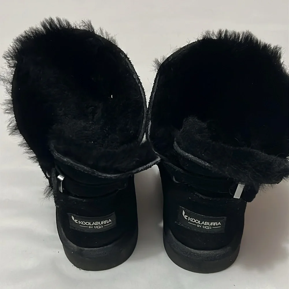 Koolaburra by Ugg Remley Mini Black Suede Boots